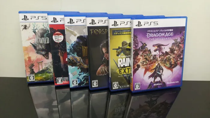 Lote 6 jogos PS5 (japonês)