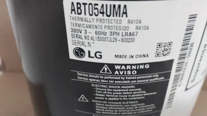 Vendo compressor 5tr 60 bitus,gás 410