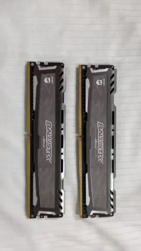 Memória RAM 2x4 Crucial Ballistix Sport de 8 GB Ddr4 2666 mhz