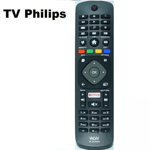 Controle Remoto Tv Philips 4k Smart Tv Sky-8049 Netflix Novo Promoção
