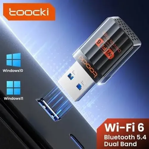 Adaptador USB WiFi 6 e Bluetooth