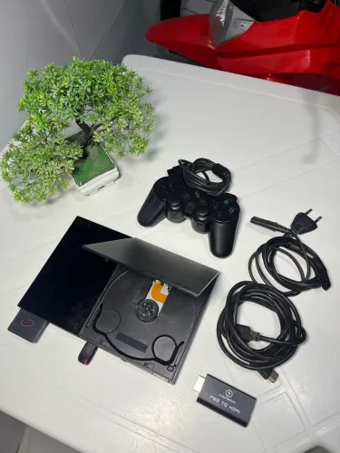 PlayStation 2 Slim - 15 jogos tudo ok