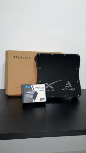 KIT COMPLETO STARLINK MINI Área Externa