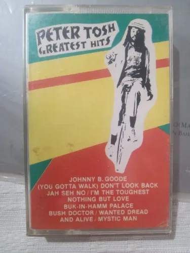 Fita K7 original Peter Tosh greatest Hits 1988