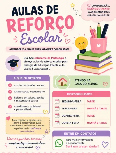 Aula de reforço 