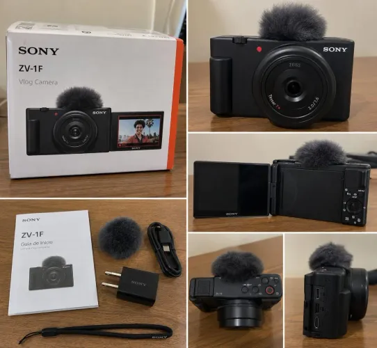 Sony ZV-1F Vlog Compacta novo