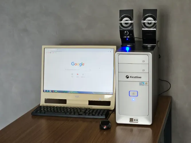 Cpu pentium dual com monitor de 19 AOC