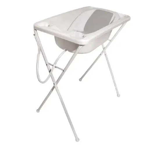 Banheira de bebe com suporte dobrável galzerano + acqua-tri