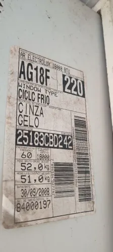 Ar condicionado Eletrolux 220volts