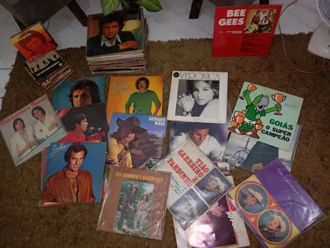Discos de vinil antigos