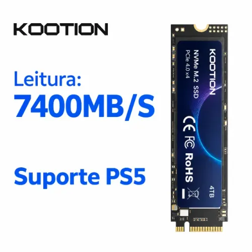 SSD Nvme 4TB Kootion - 7400MB/s