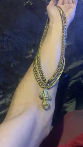 Corrente de moeda antiga