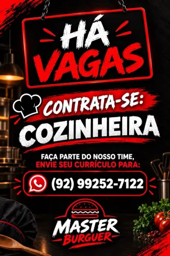 VAGA PARA COZINHEIRA