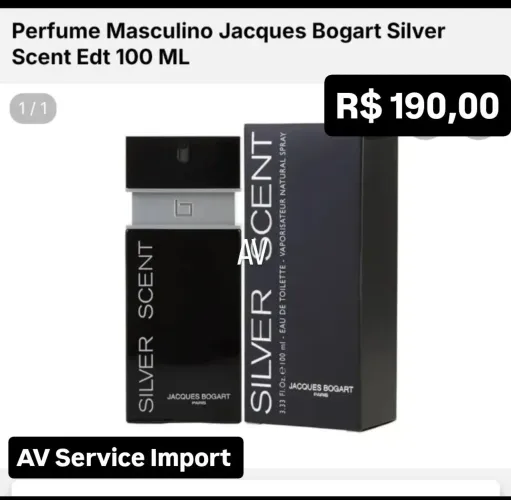 Perfume masculino silver scent - AV Service Import 