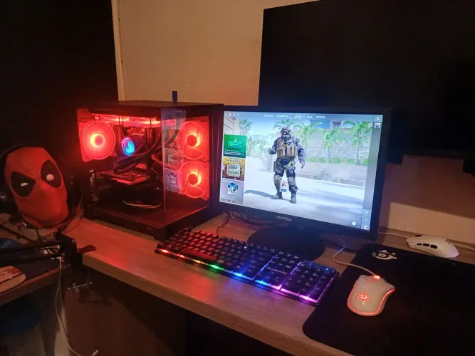 Pc Gamer Ryzen 5 4500 - A520m - Ram 2x8GB - Gt 1030 - Nvme 512GB