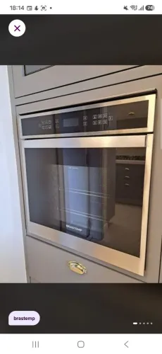 Forno rlétrico de embutir Brastemp 84l inox BOT84AR