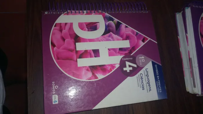 livro caderno 4 ph 1ª série ensino médio