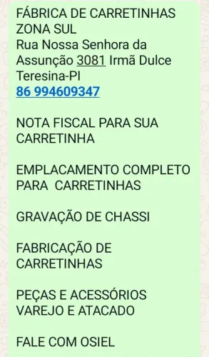 Emplacamento carretinha ou nota fiscal 
