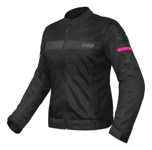Jaqueta X11 Motoqueiro Feminina Super Air Verão Summer Rosa