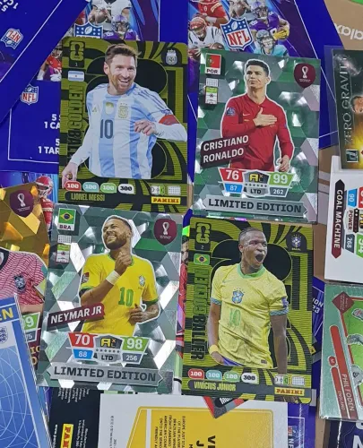 4 Cards Copa Limited + Golden Baller Adrenalyn 
