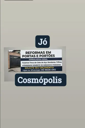 Faço reforma de portões
