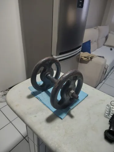 Halteres e Anilhas $120 cada