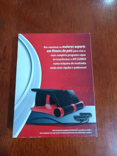 DVDs de exercícios físicos.