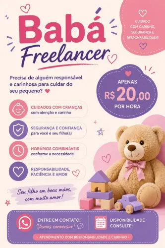BABÁ DIARISTA DISPONÍVEL