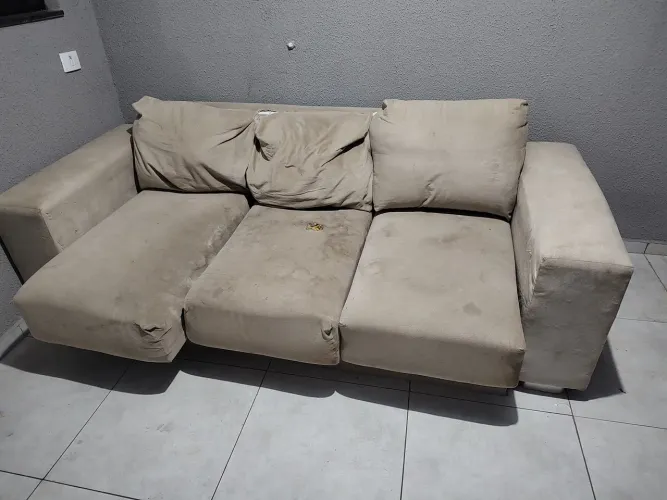 Sofá retrátil 3 lugar