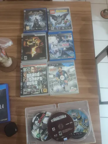 Pack com 9 jogos de PS3