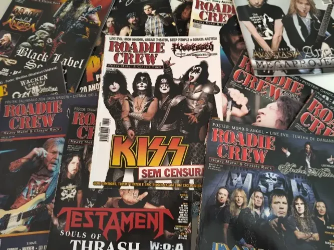 Revistas Roadie Crew kit 5 volumes (vários números)