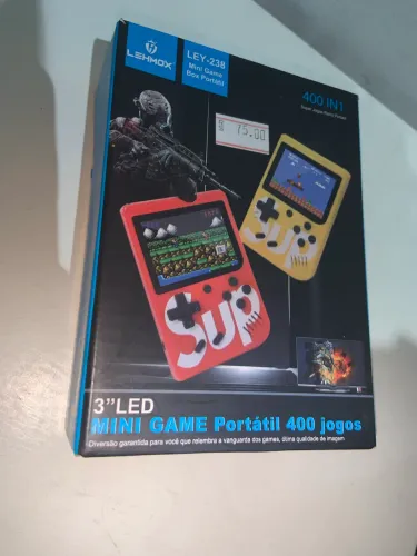 Mini game box portátil 400 jogos