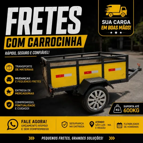 FRETES COM CARROCINHA EM SÃO LUÍS
