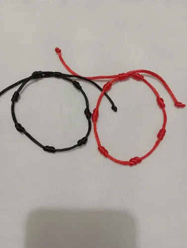 Pulseiras 7 nós Kit com 2