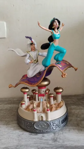 Estátua Aladdin And Jasmine 100 Years ver Dysney 100 TH Aladdin Art scale 1/10 íron 