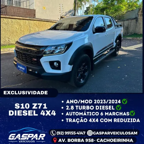 Chevrolet S10 Pick-up Z71 2.8 TDI 4X4 CD Dies. AUT 2023