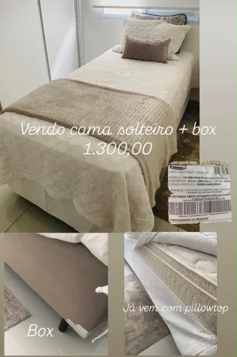 Cama de solteiro + box