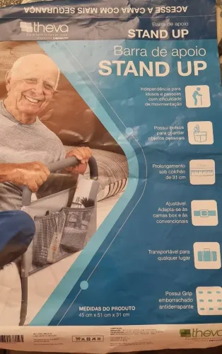 BARRA DE APOIO STAND UP - THEVA (ACESSE A CAMA COM MAIS SEGURANÇA. 