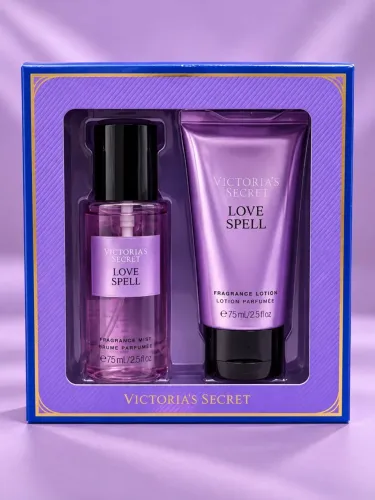 Kit hidratante e Splash Victoria Secret