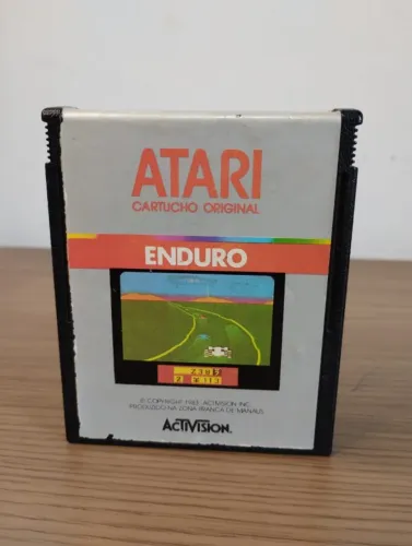 Enduro Atari 2600 Original Funcionando Perfeitamente