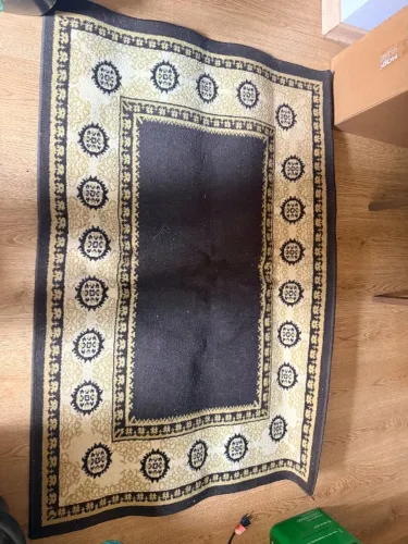 Tapete Retangular com Estampa Clássica