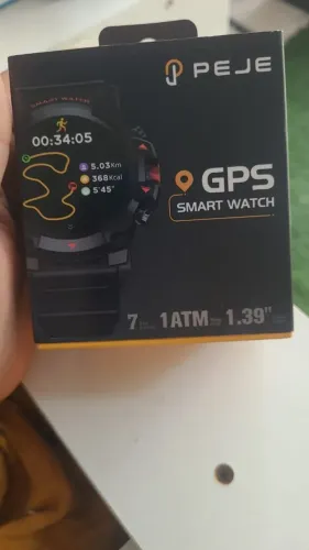 10 smartwatch peje G01C com Gps e monitor cardíaco