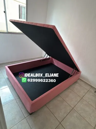 Box baú casal inteiro com estrutura Reforçada
