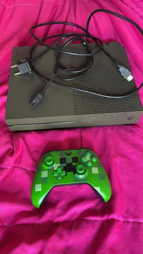 ? XBOX ONE S + CONTROLE EDIÇÃO LIMITADA MINECRAFT ?