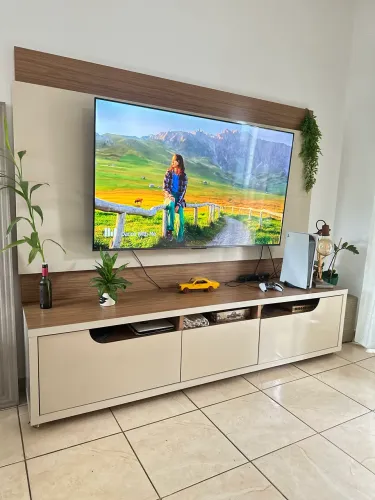 Rack com Painel 220cm para tv ate 65 polegadas