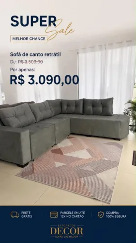Sofás Promoção Relâmpago