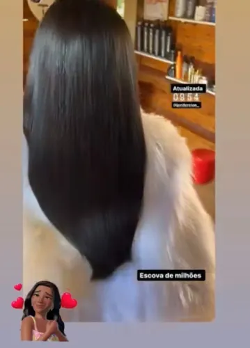 Cabelo Humano - Em tela 