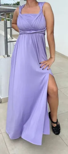 Vestido Social Infinito Lilás