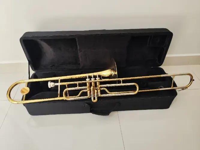 Trombone de Pisto Fontai Sib - Laqueado - Aceito trocas - Parcelo 18x