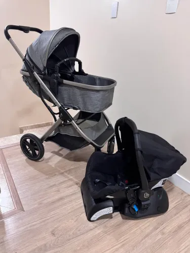 Carrinho Moisés Galzerano Zoe e Bebê Conforto - Brinde Base para o carro 